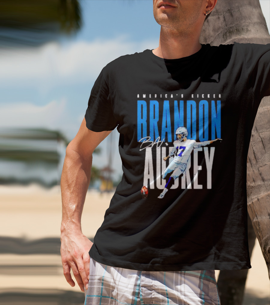 America's Kicker Brandon Aubrey Dallas Cowboys Signature T-Shirt