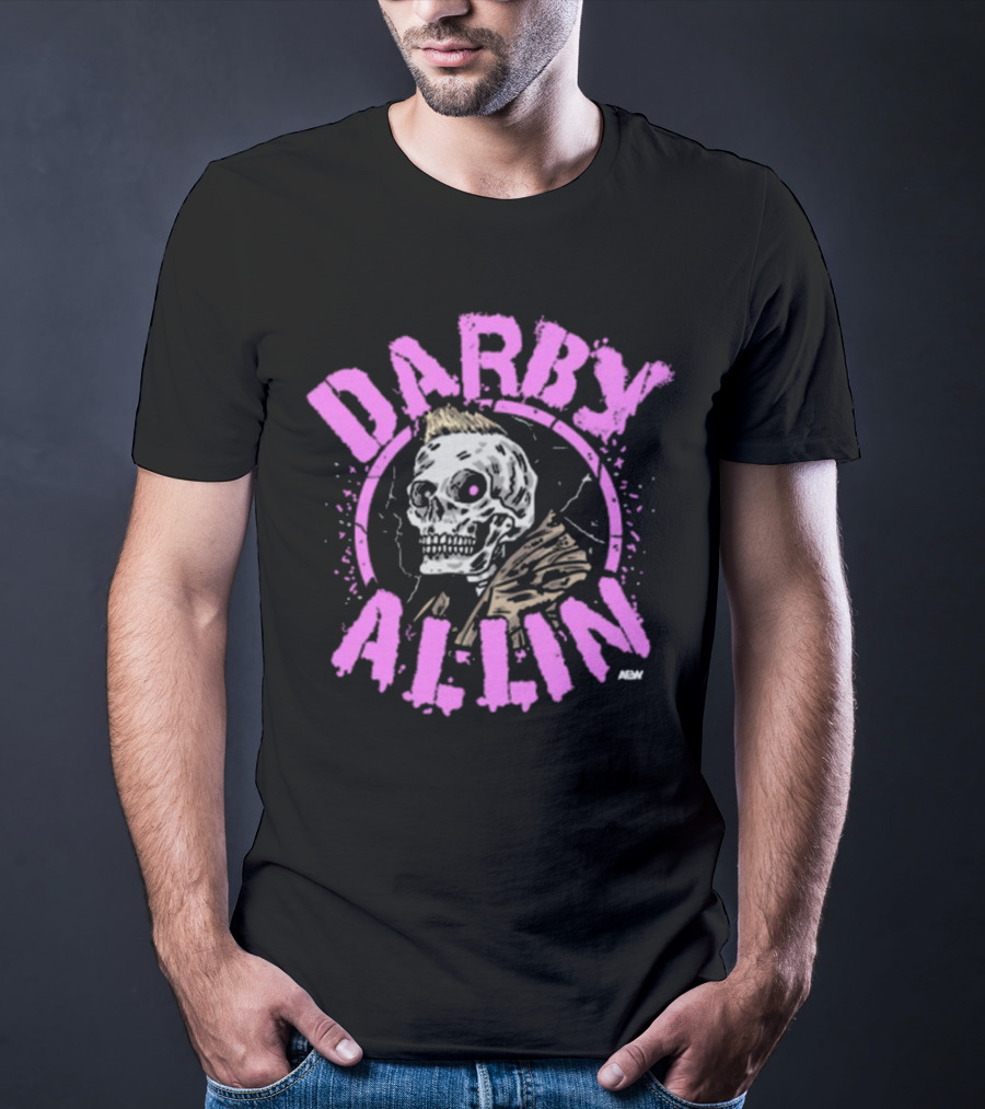 Darby Allin Aew Skull Punk T-Shirt