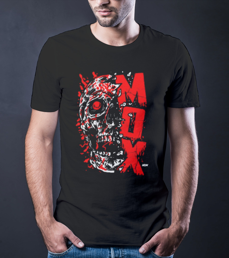 MOX Skull AEW Jon Moxley To The Bone T-Shirt