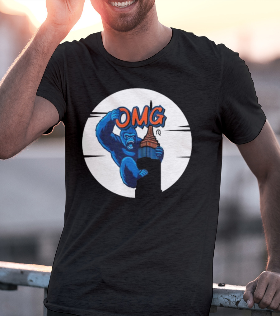 OMG King Kong Empire Tower Iconic Reference T-Shirt