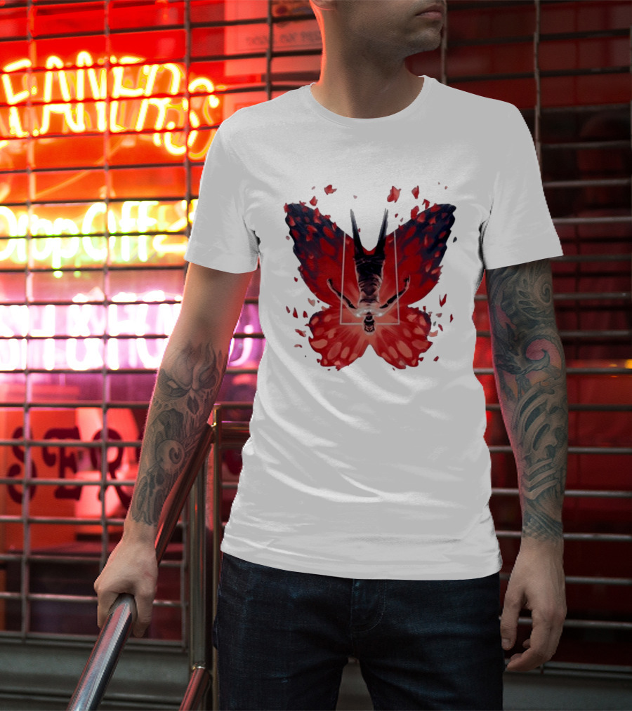 Silent Hill 2 Coicted Form Red Butterfly T-Shirt