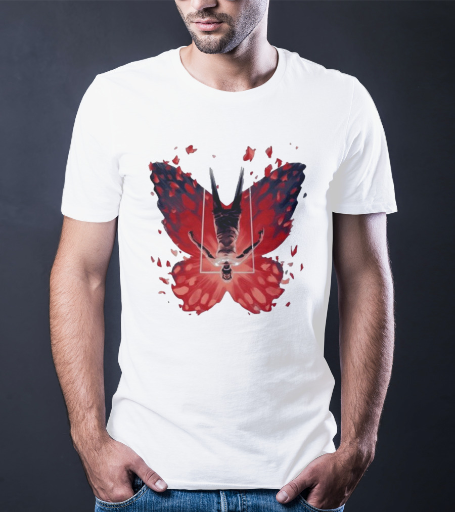 Silent Hill 2 Coicted Form Red Butterfly T-Shirt