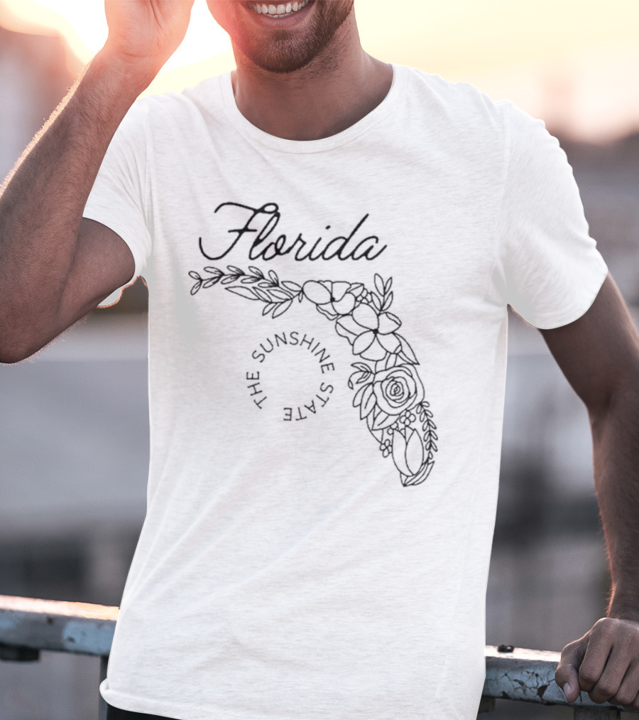 Florida The Sunshine State Stronger Than The Storm Hurricane Milton T-Shirt