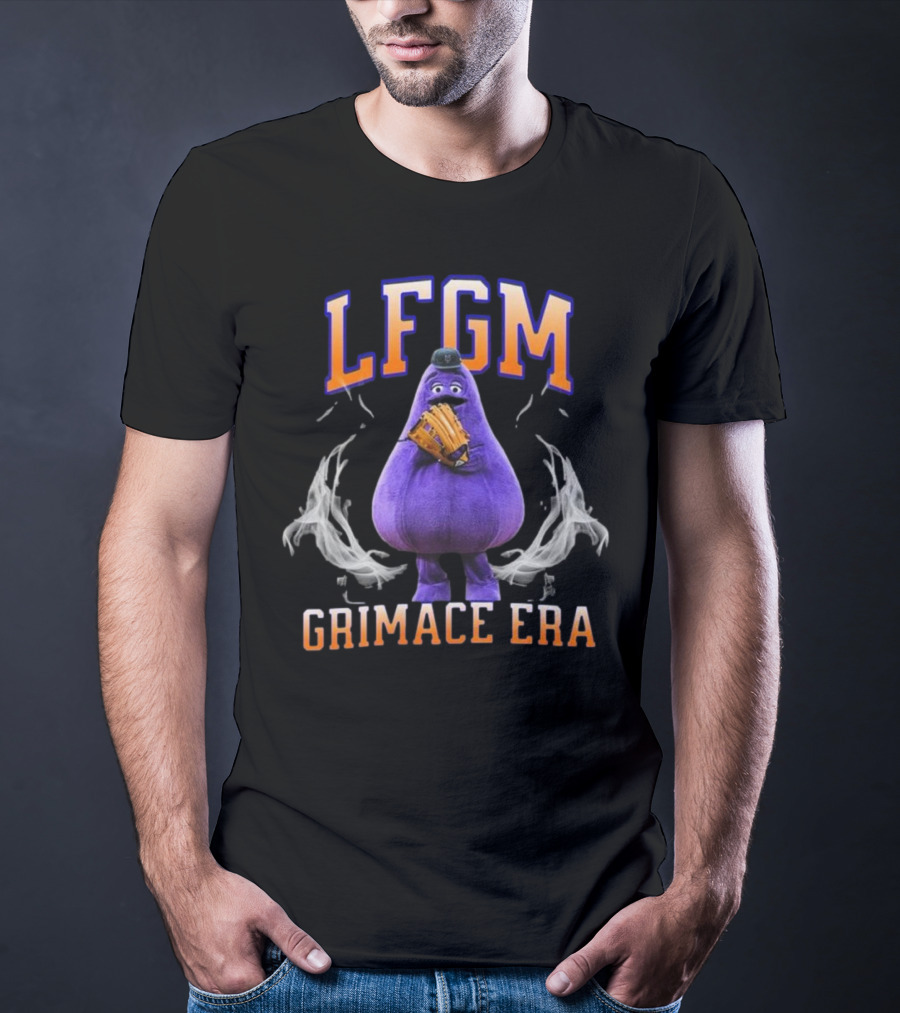 LFGM New York Baseball Grimace Era T-Shirt