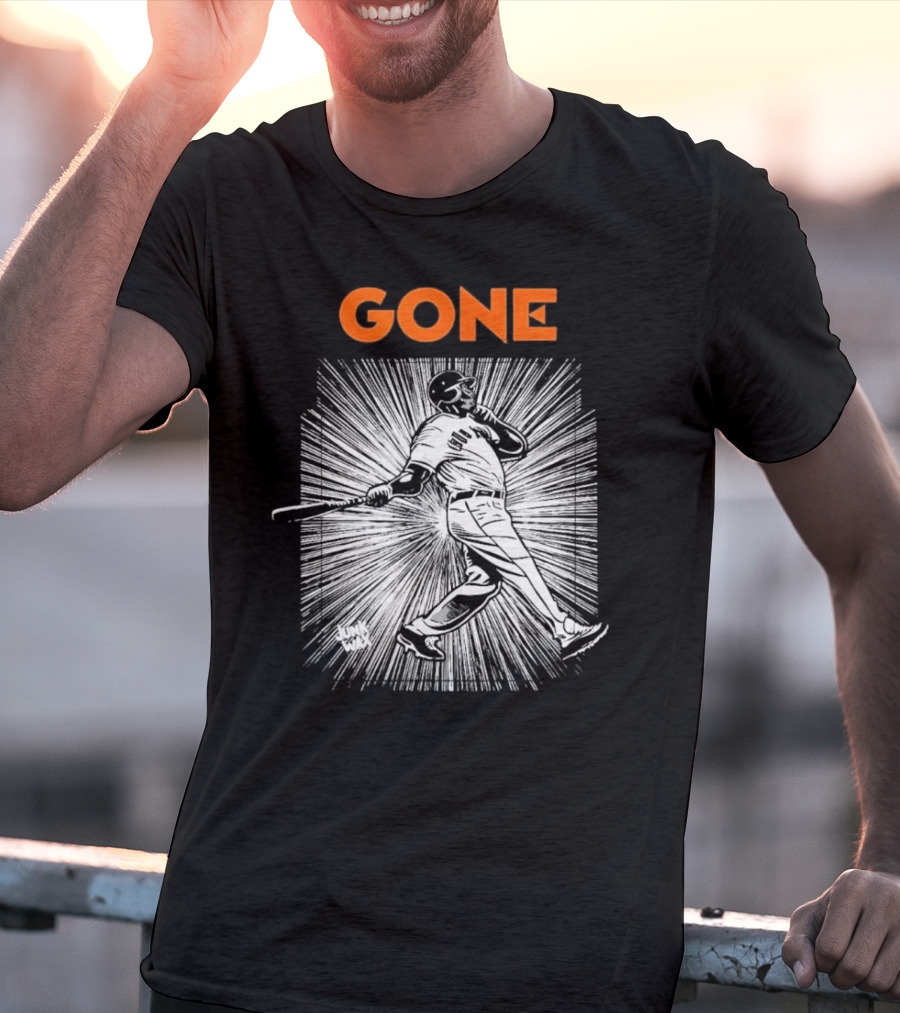 Gone Barry Bonds San Francisco Giants Legend Home Run Swing T-Shirt