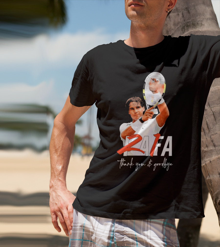 Rafa Nadal Thank You And Goodbye Tennis T-Shirt