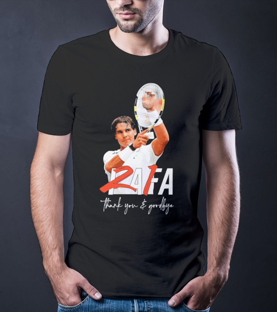 Rafa Nadal Thank You And Goodbye Tennis T-Shirt