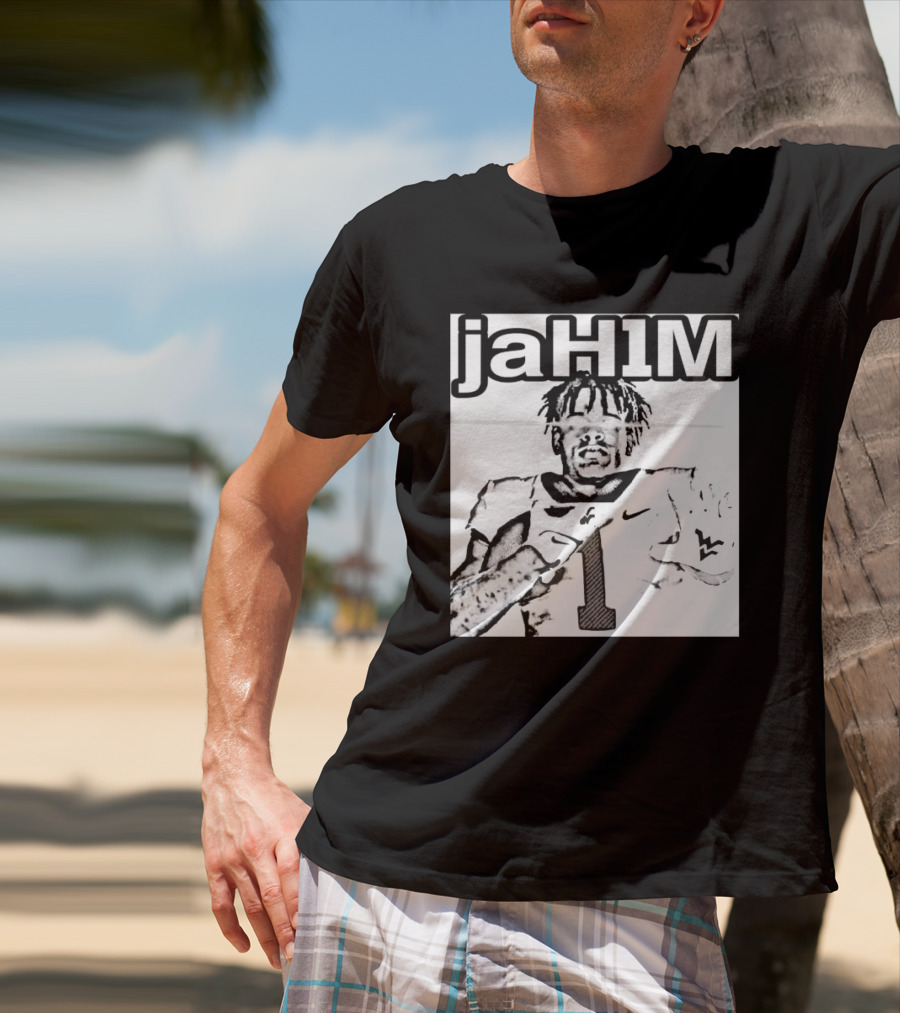 JaH1M Jahiem White West Virginia Mountaineers Football Player T-Shirt