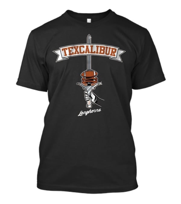 Texcalibur Longhorns Football Sword T-Shirt