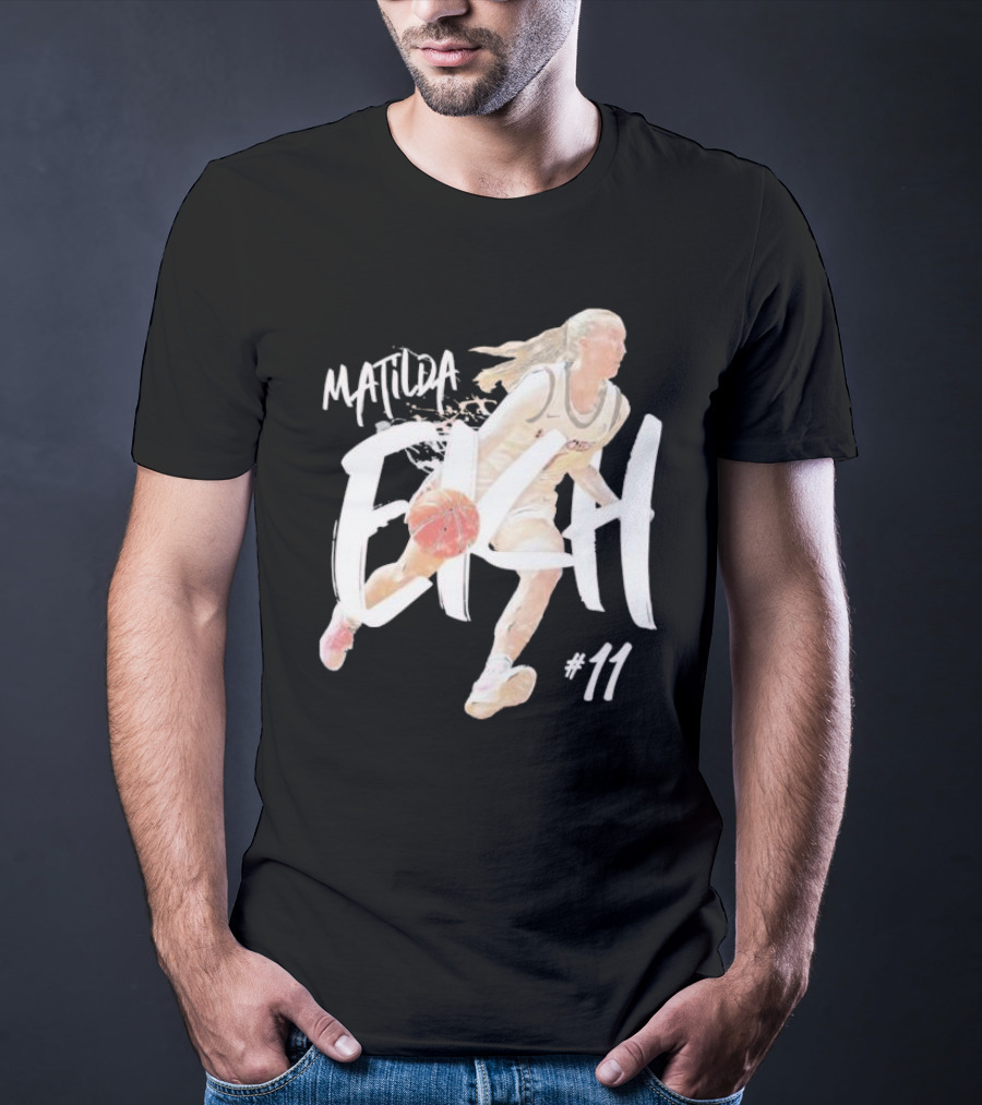 Matilda Ekh #11 Virginia Tech Hokies Basketball Player T-Shirt