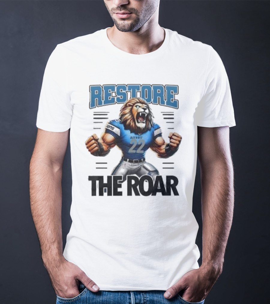 Restore Detroit Lions Pride The Roar T-Shirt