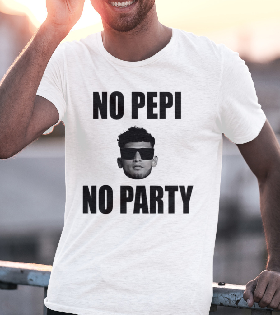 Ricardo Pepi No Pepi No Party Face With Sunglasses T-Shirt