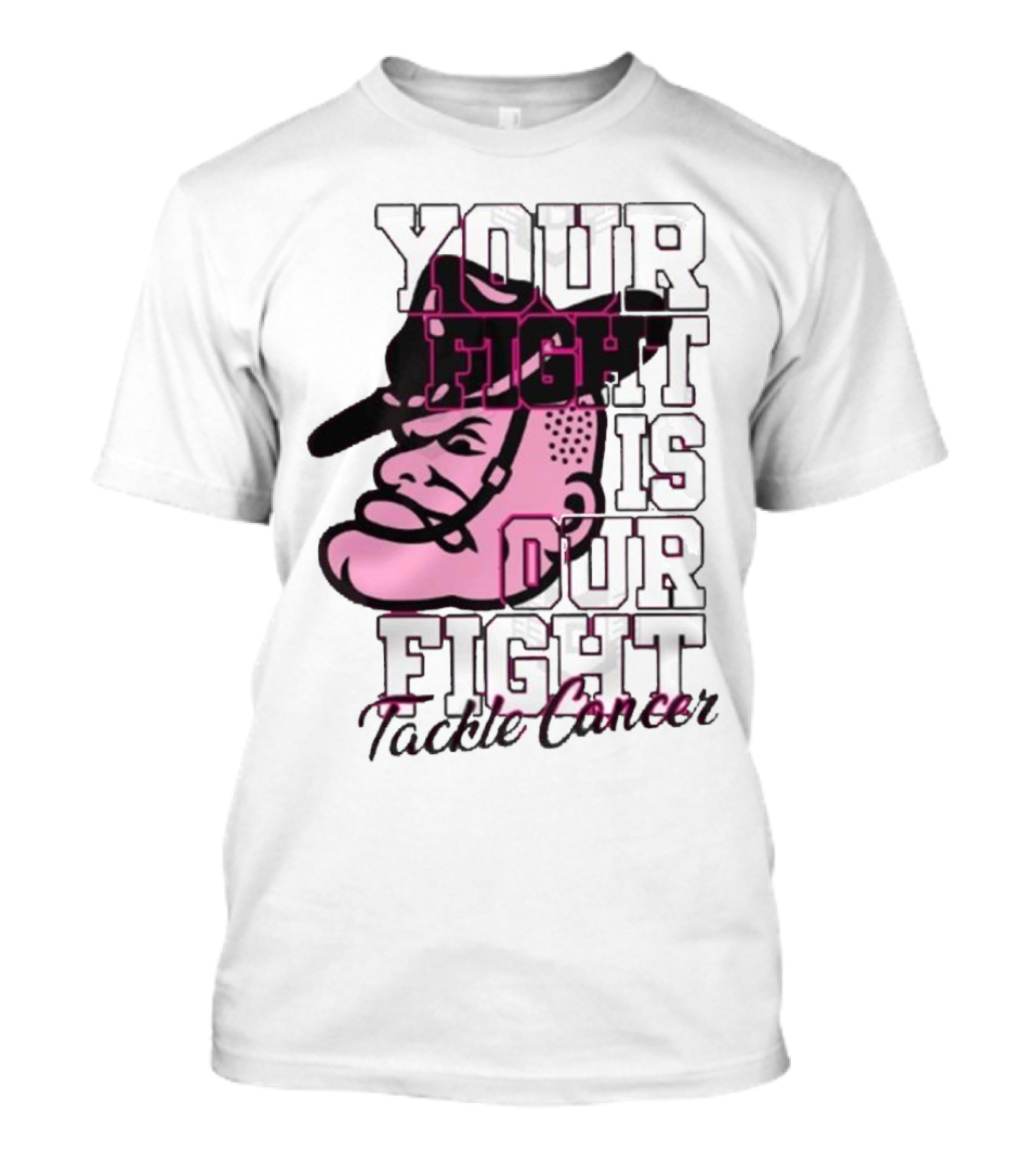 Texas A&M Aggies Your Fight Is Our Fight Tackle Cancer Vintage Football Helmet T-Shirt
