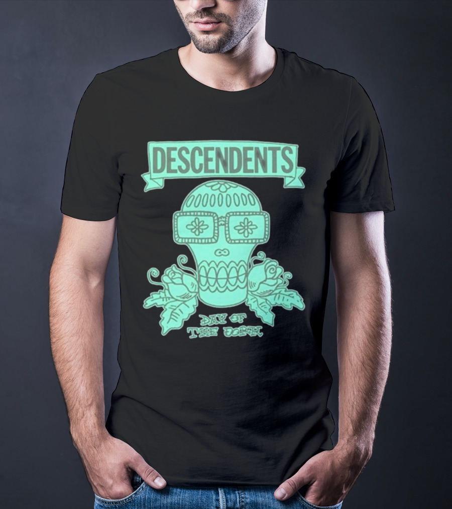 Descendents Day Of The Dork Skull And Roses T-Shirt