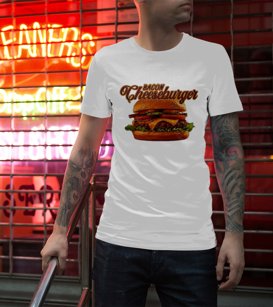 Bacon Cheeseburger Classic Stack T-Shirt