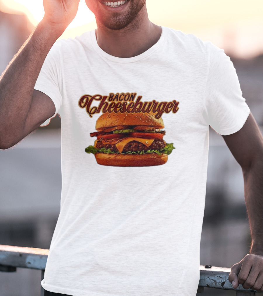 Bacon Cheeseburger Classic Stack T-Shirt
