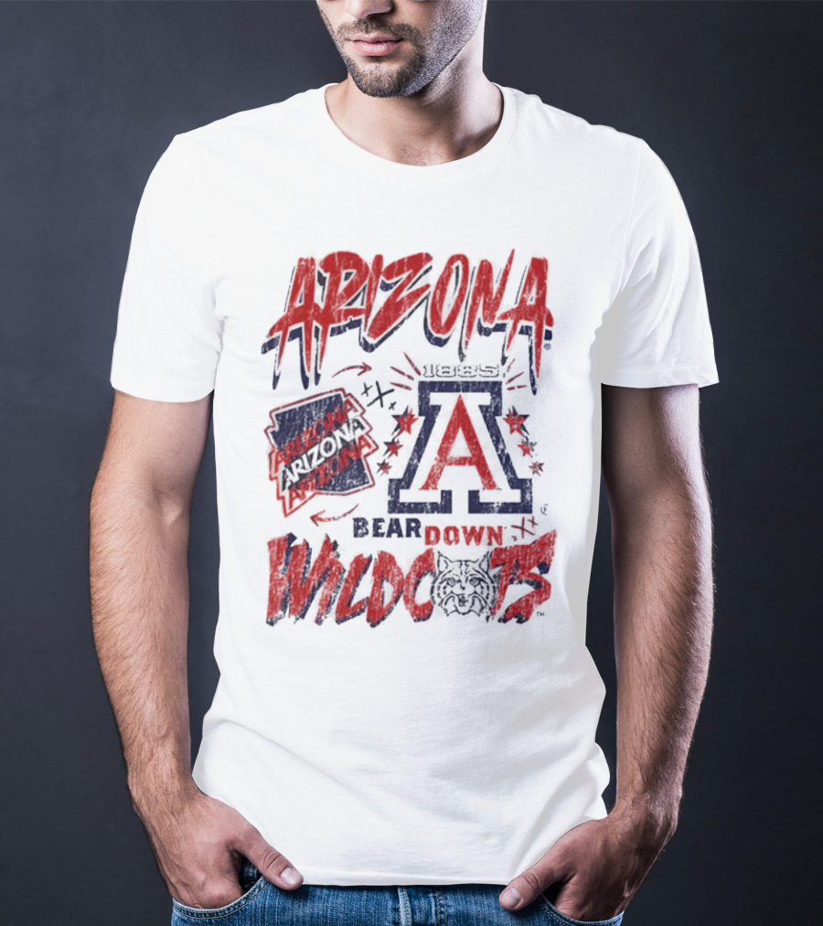Arizona Wildcats 1885 Bear Down Wildcats T-Shirt