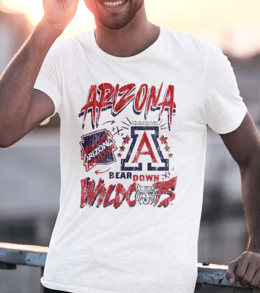 Arizona Wildcats 1885 Bear Down Wildcats T-Shirt