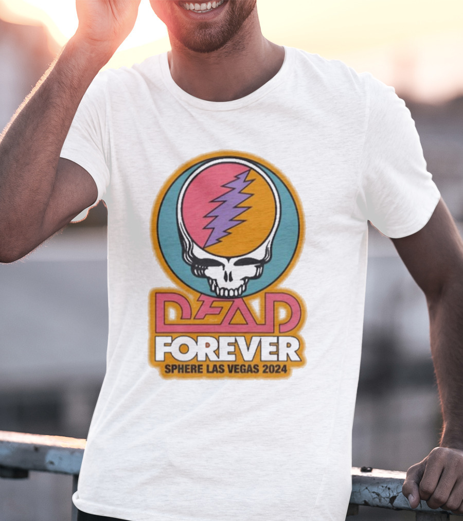 Dead And Company Dead Forever Skull Sphere Las Vegas T-Shirt