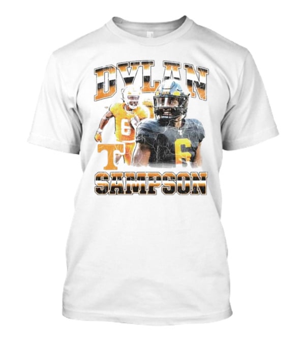Dylan Sampson Tennessee Volunteers Football Retro 90s T-Shirt
