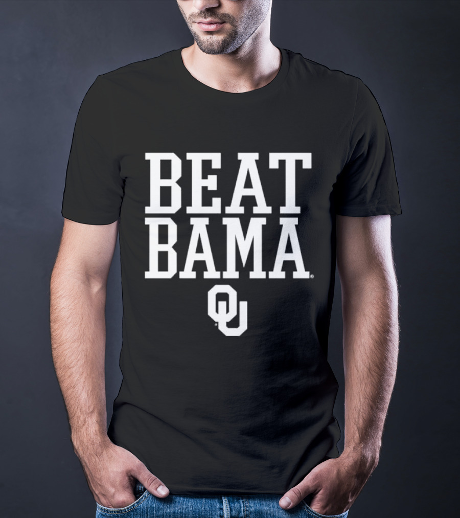 BEAT BAMA OU Oklahoma Sooners T-Shirt