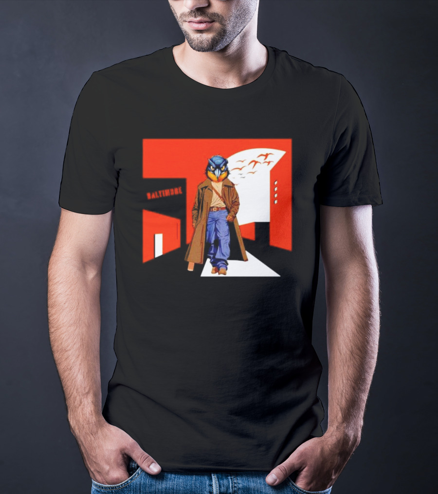 Baltimore Orioles The Wire Parody Owl T-Shirt