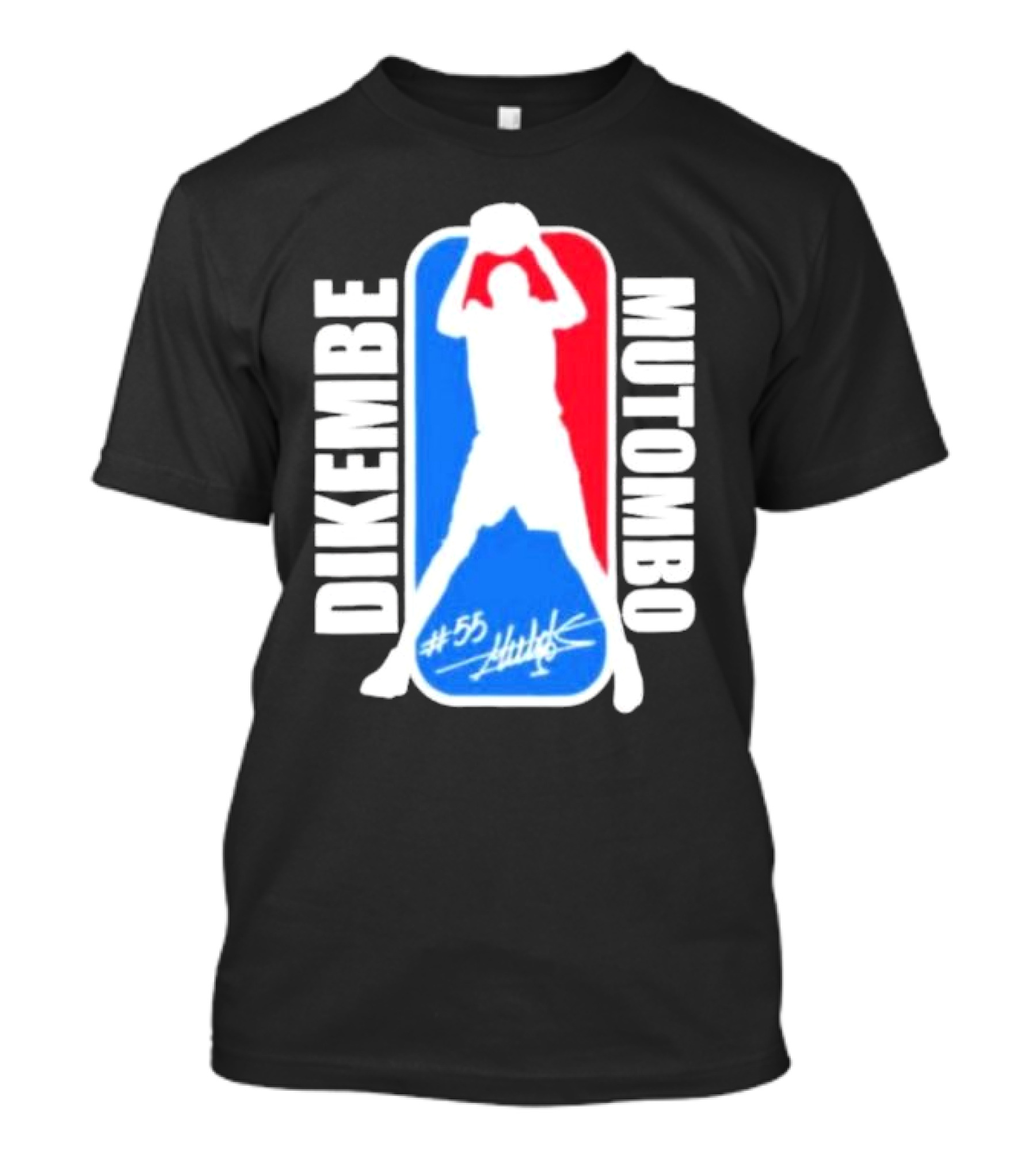 Dikembe Mutombo #55 Signature NBA T-Shirt