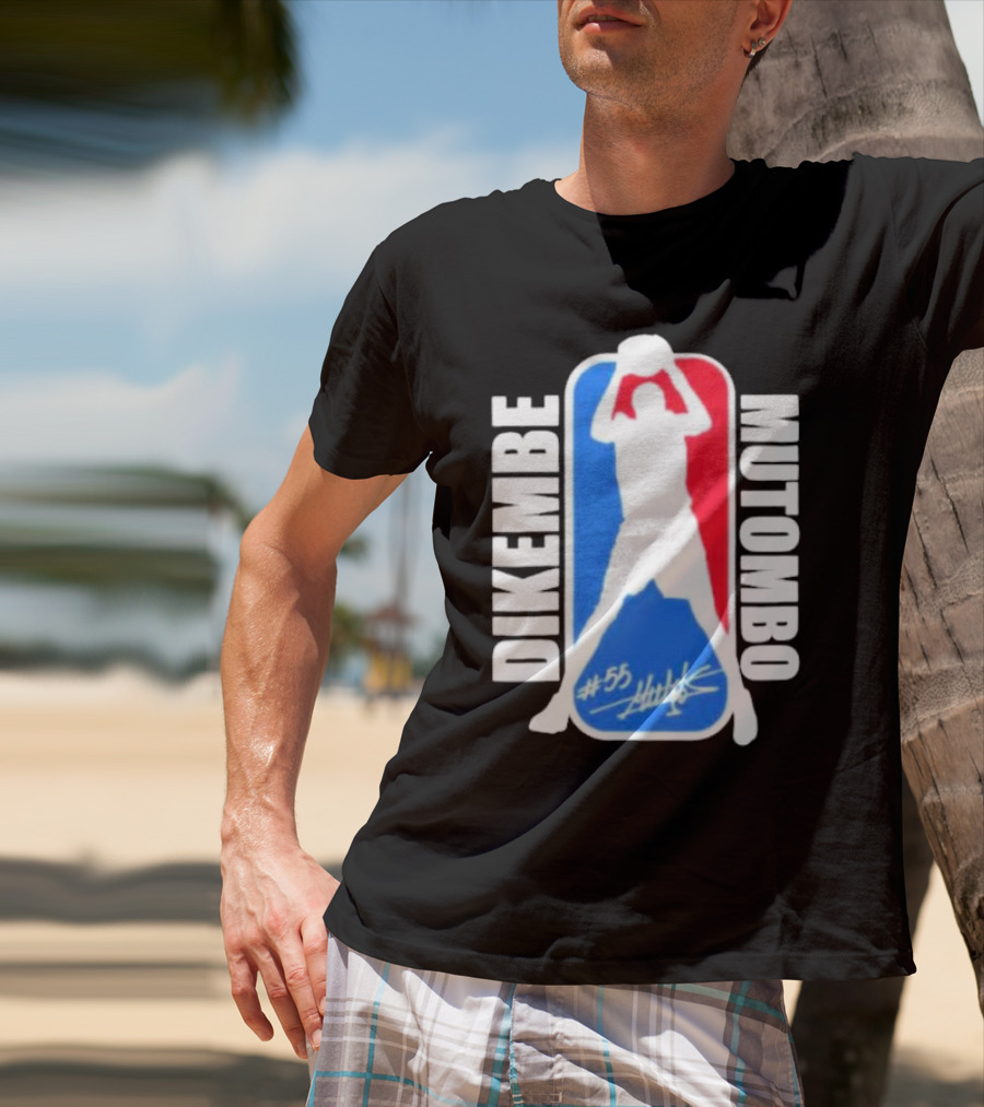 Dikembe Mutombo #55 Signature NBA T-Shirt