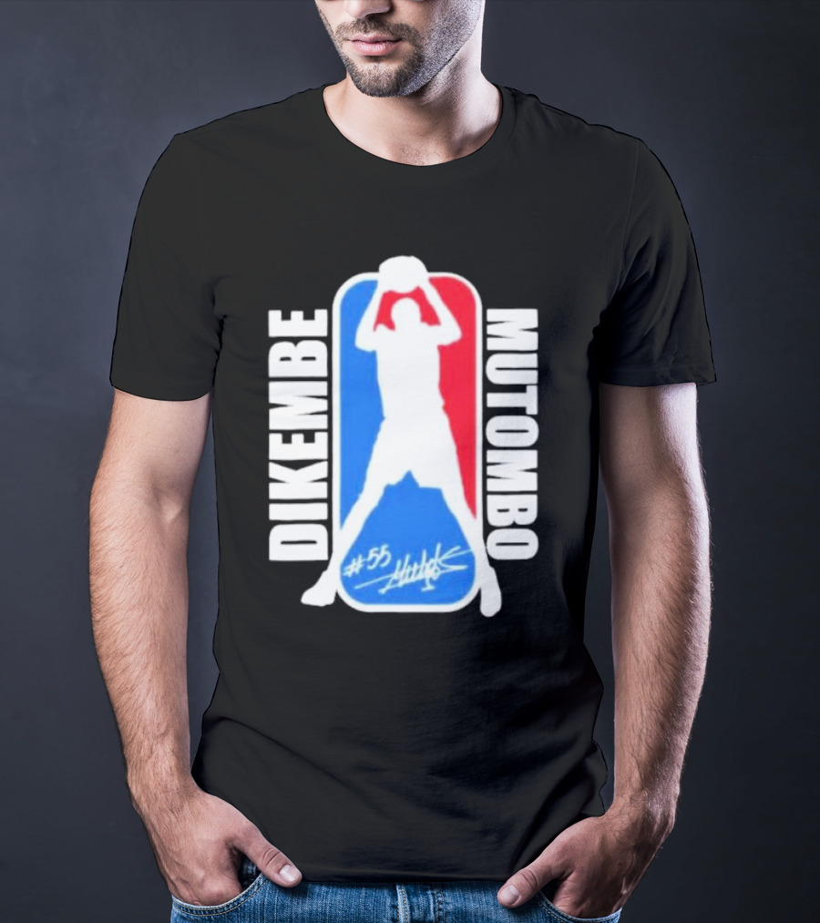 Dikembe Mutombo #55 Signature NBA T-Shirt