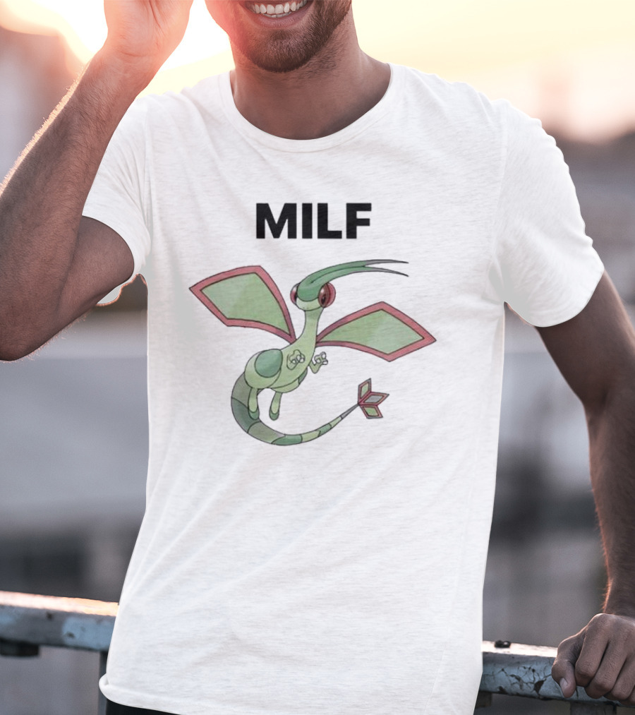 MILF Man I Love Flygon Pokémon Fan Humor T-Shirt