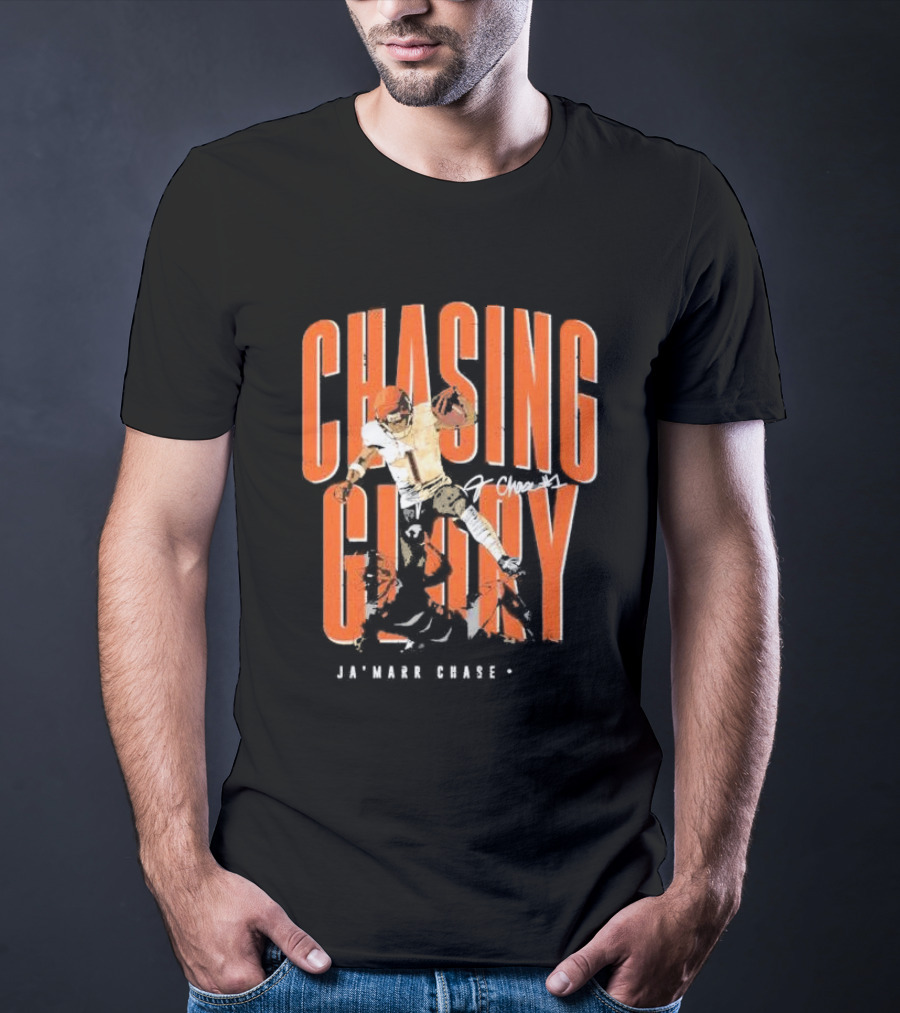 Chasing Glory Ja’Marr Chase Cincinnati Bengals Signature T-Shirt