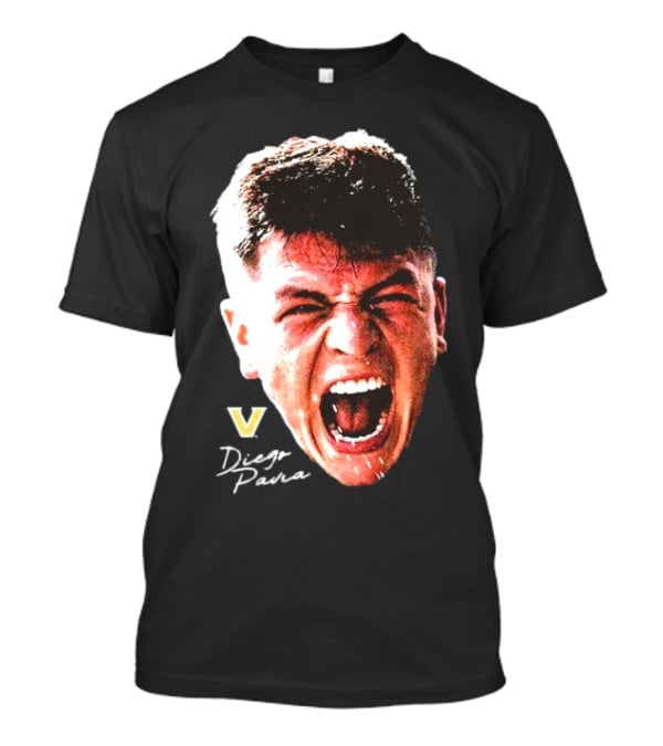 Diego Pavia Vanderbilt Commodores Signature Swag Head T-Shirt