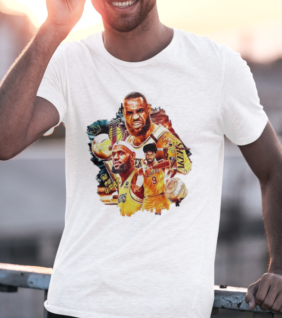 Lebron James Bronny James Lakers Be The Goat T-Shirt