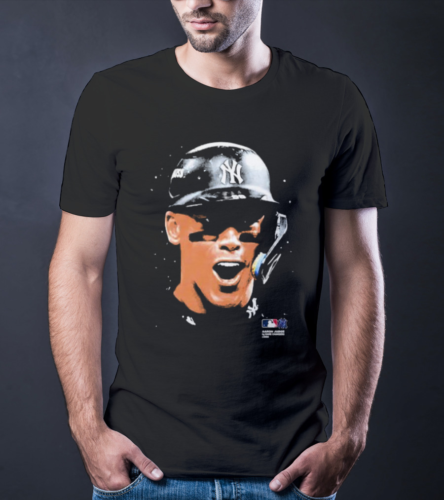 Aaron Judge New York Yankees MLB Big Face T-Shirt