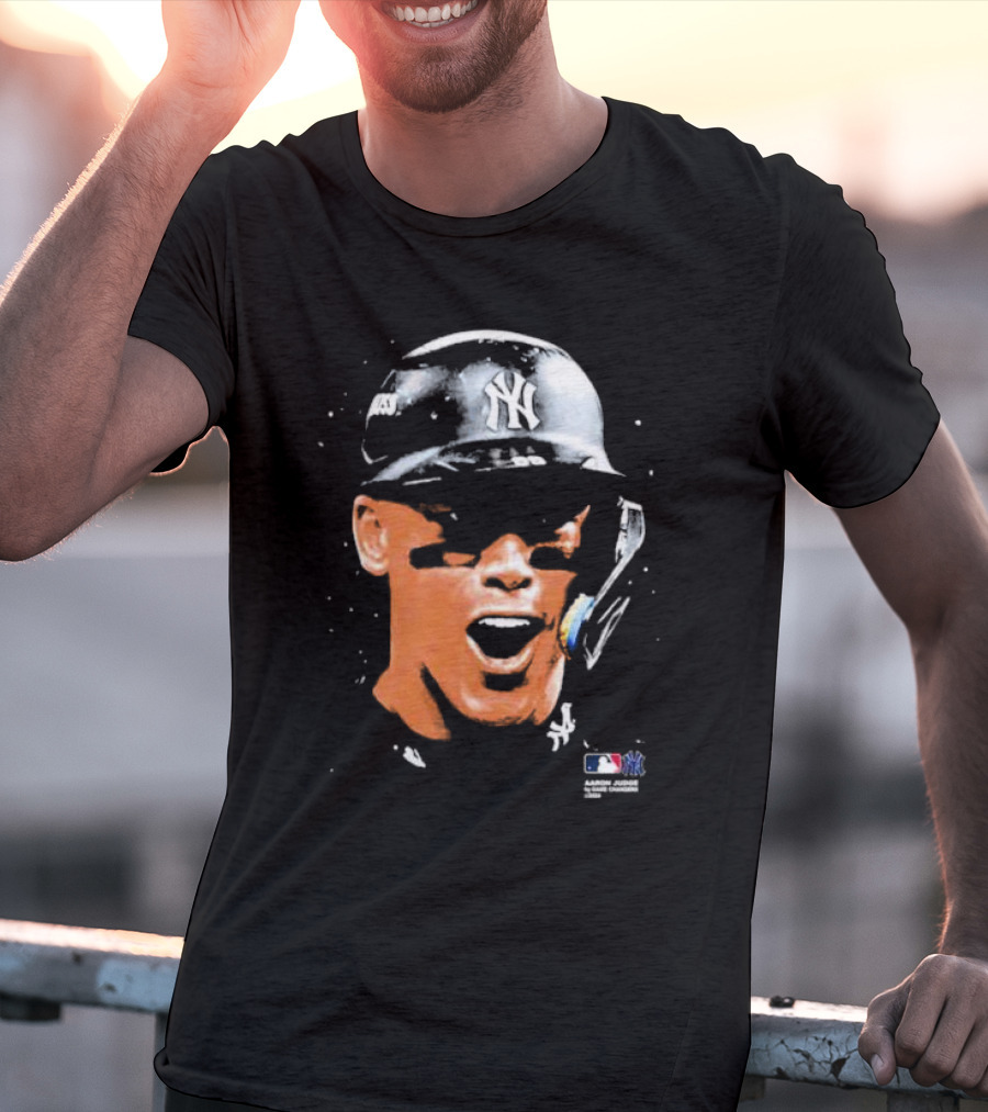 Aaron Judge New York Yankees MLB Big Face T-Shirt