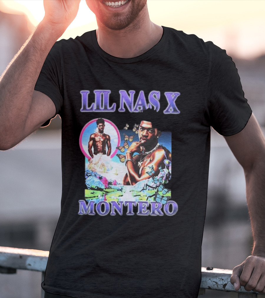Lil Nas X Montero Butterflies Surreal T-Shirt