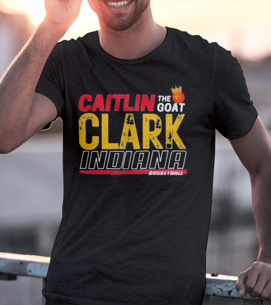 Caitlin Clark The Goat Indiana Basketball T-Shirt