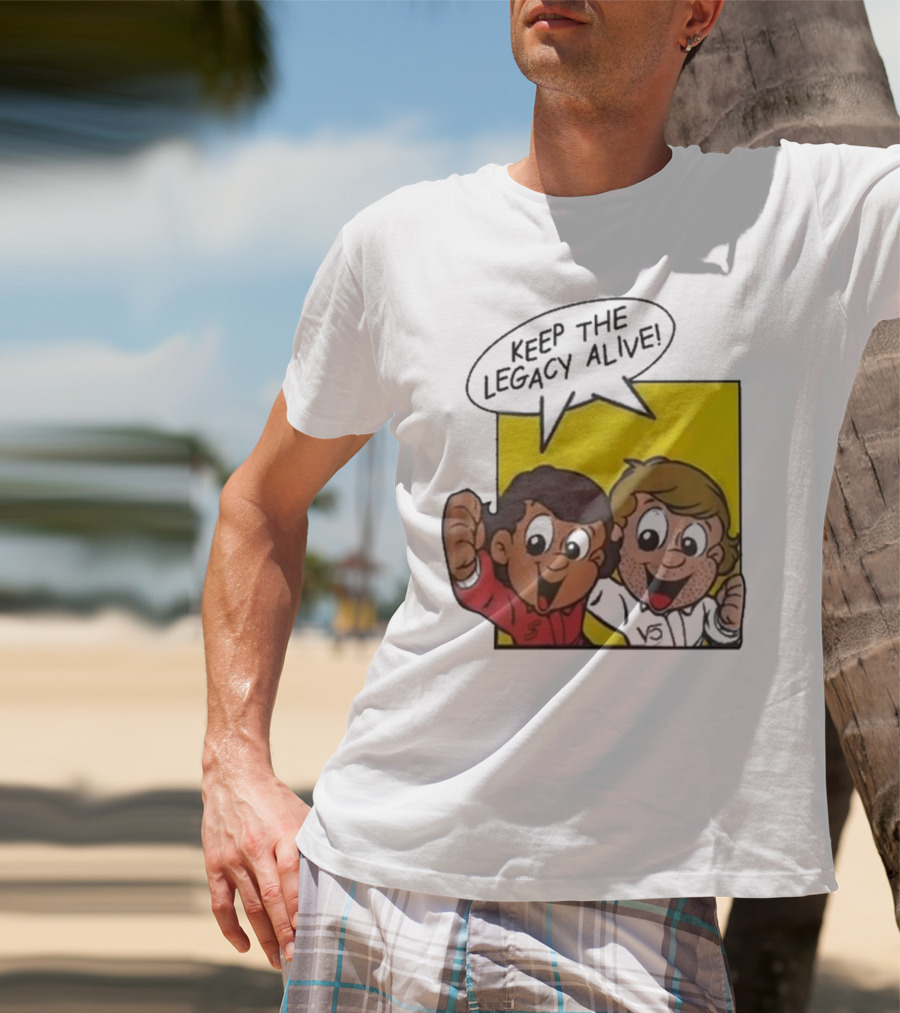 KEEP THE LEGACY ALIVE Boys Characters Speech Bubble T-Shirt