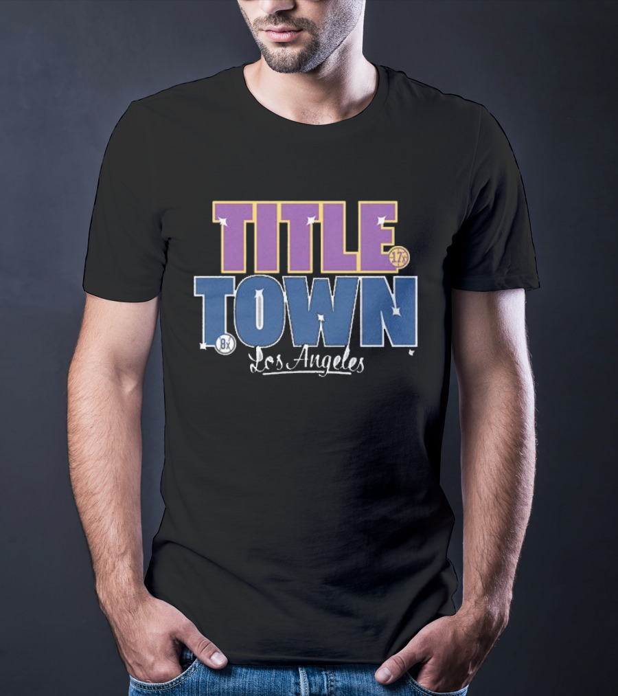Los Angeles Dodgers 17x 8x Title Town T-Shirt