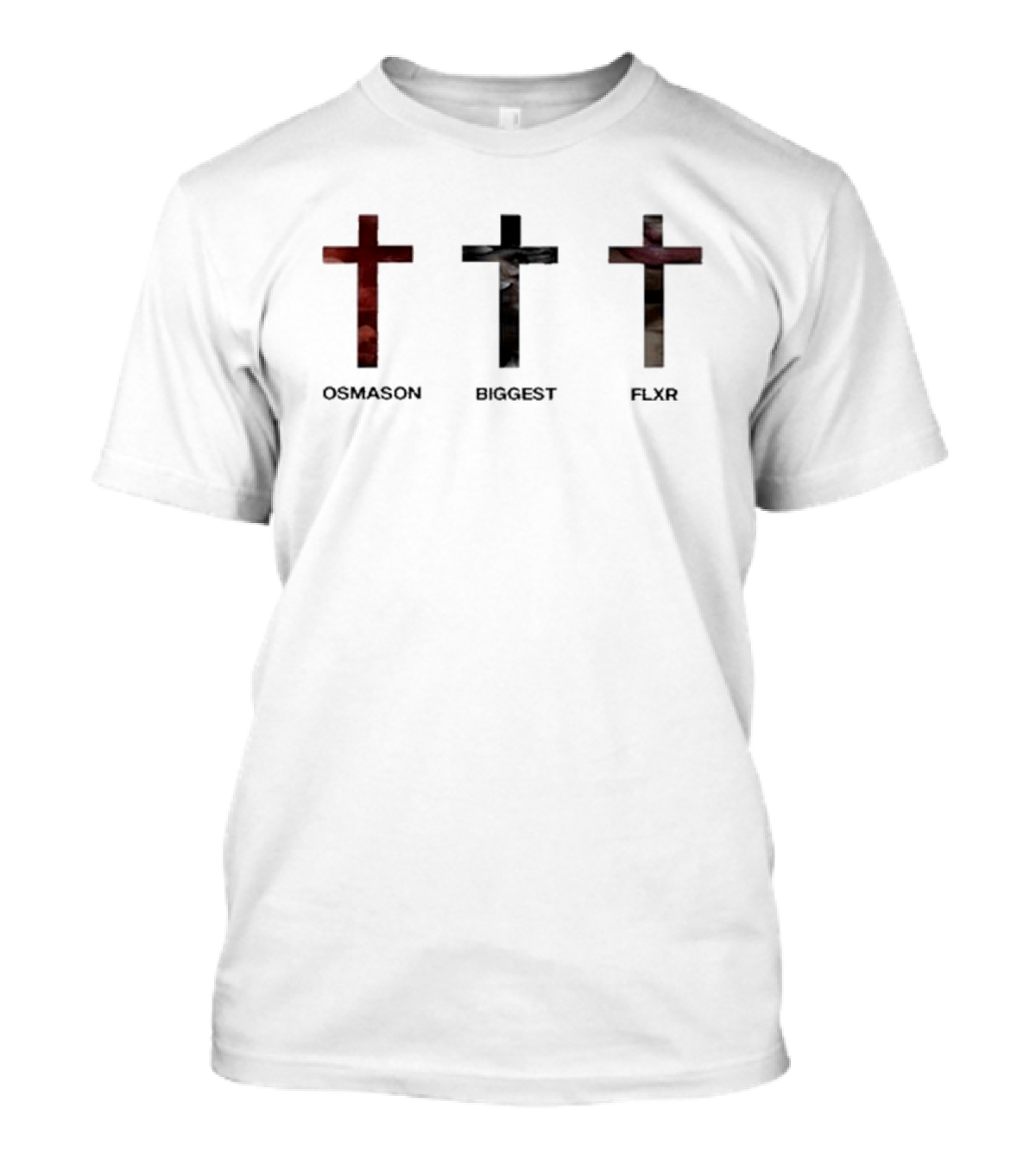 Osamason Biggest Flxr Triple Cross Motif T-Shirt