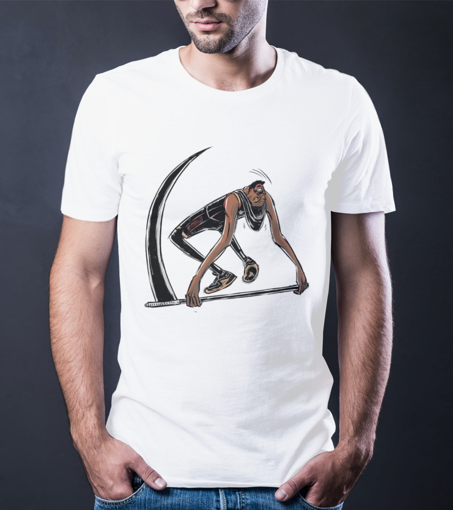 Kevin Durant Phoenix Suns Slim Reaper Cartoon Basketball Star T-Shirt