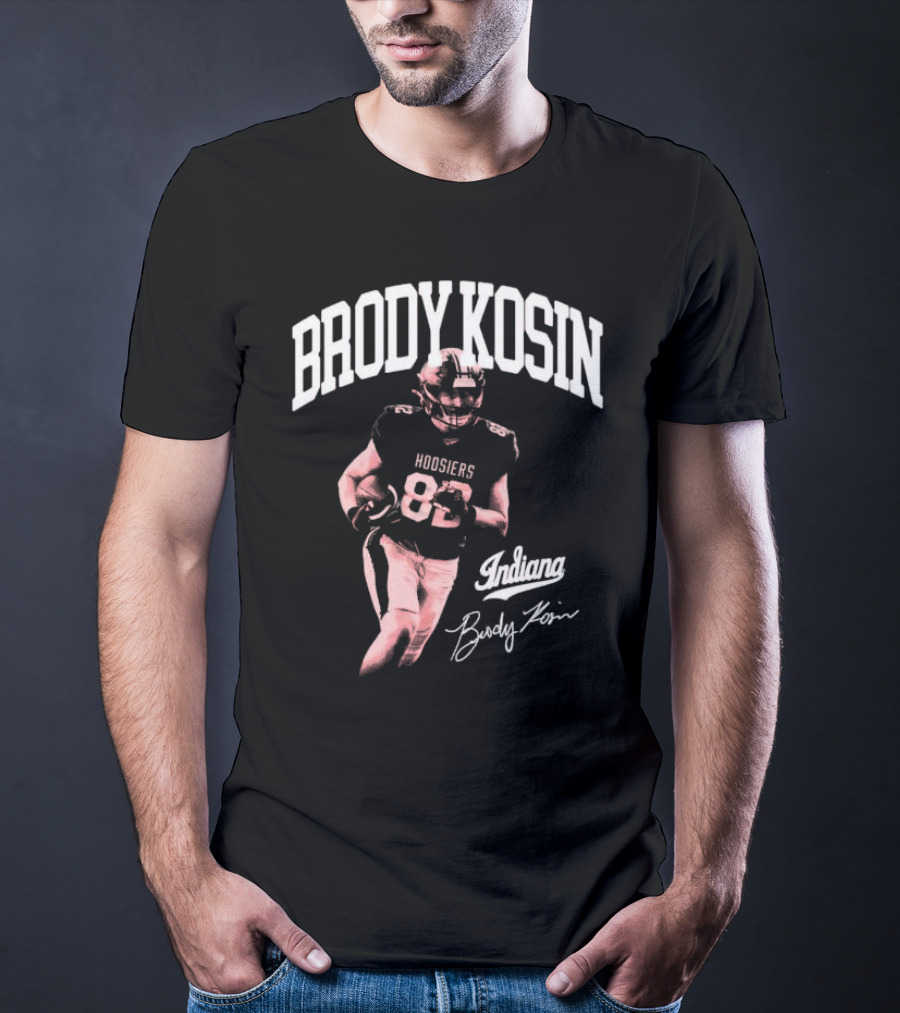 Brody Kosin Indiana Hoosiers 82 Player Indiana Brody Kosin Signature T-Shirt