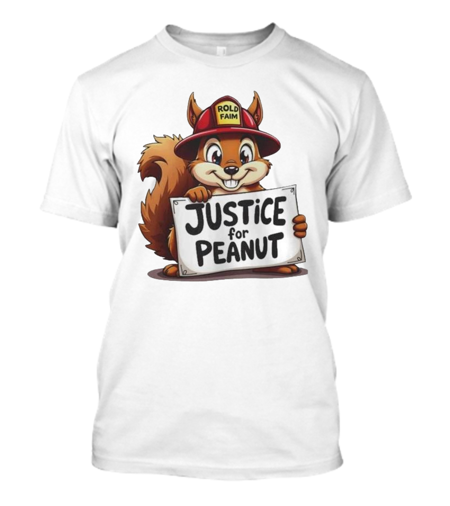 Justice For Peanut Rold FaIm Squirrel Lover T-Shirt