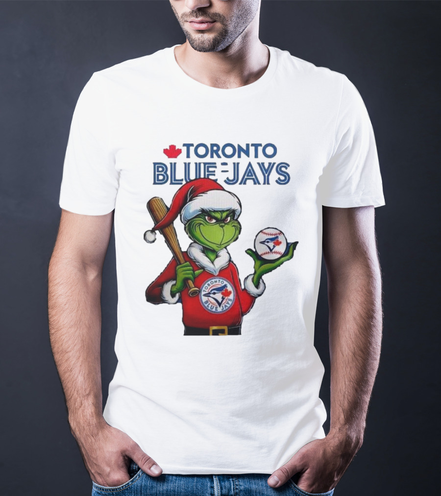 Toronto Blue Jays The Grinch Grinchmas Christmas T-Shirt