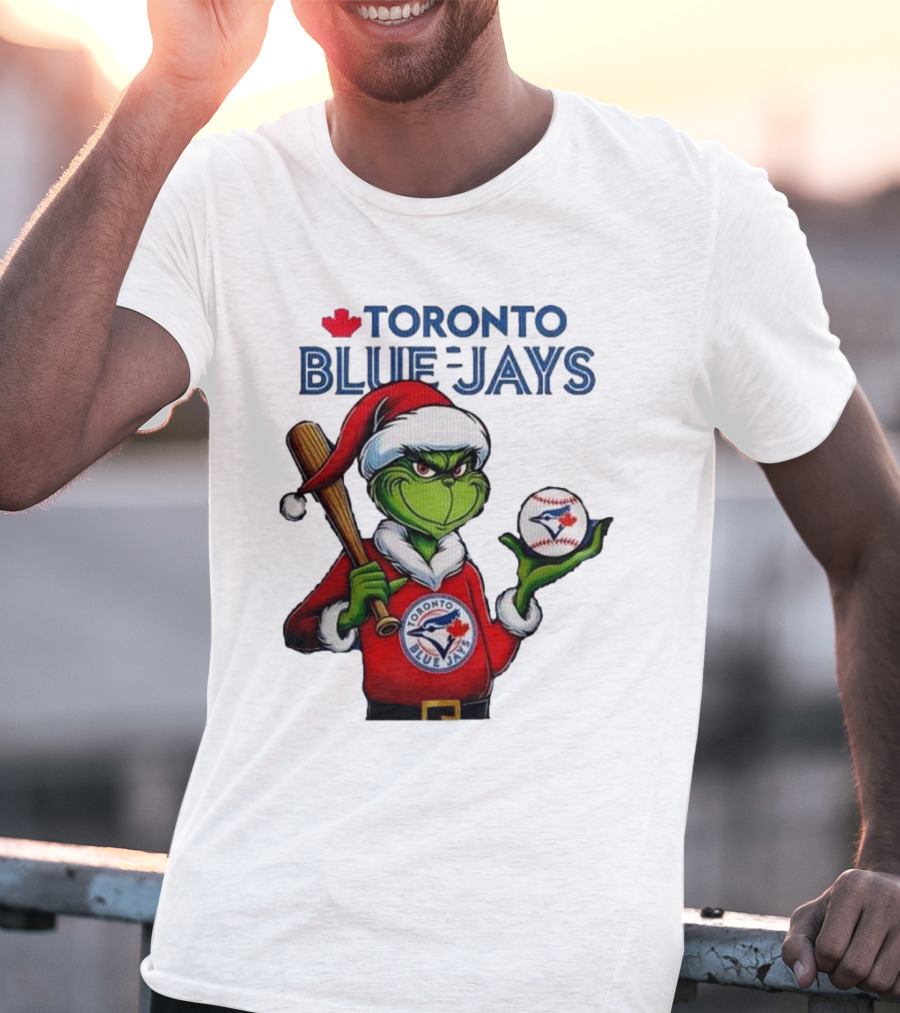 Toronto Blue Jays The Grinch Grinchmas Christmas T-Shirt