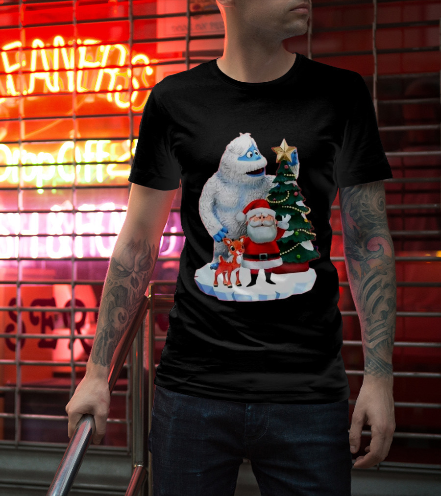 Bumble Rudolph Santa Christmas Tree Exclusive Rudolph The Red Nosed Reindeer T-Shirt