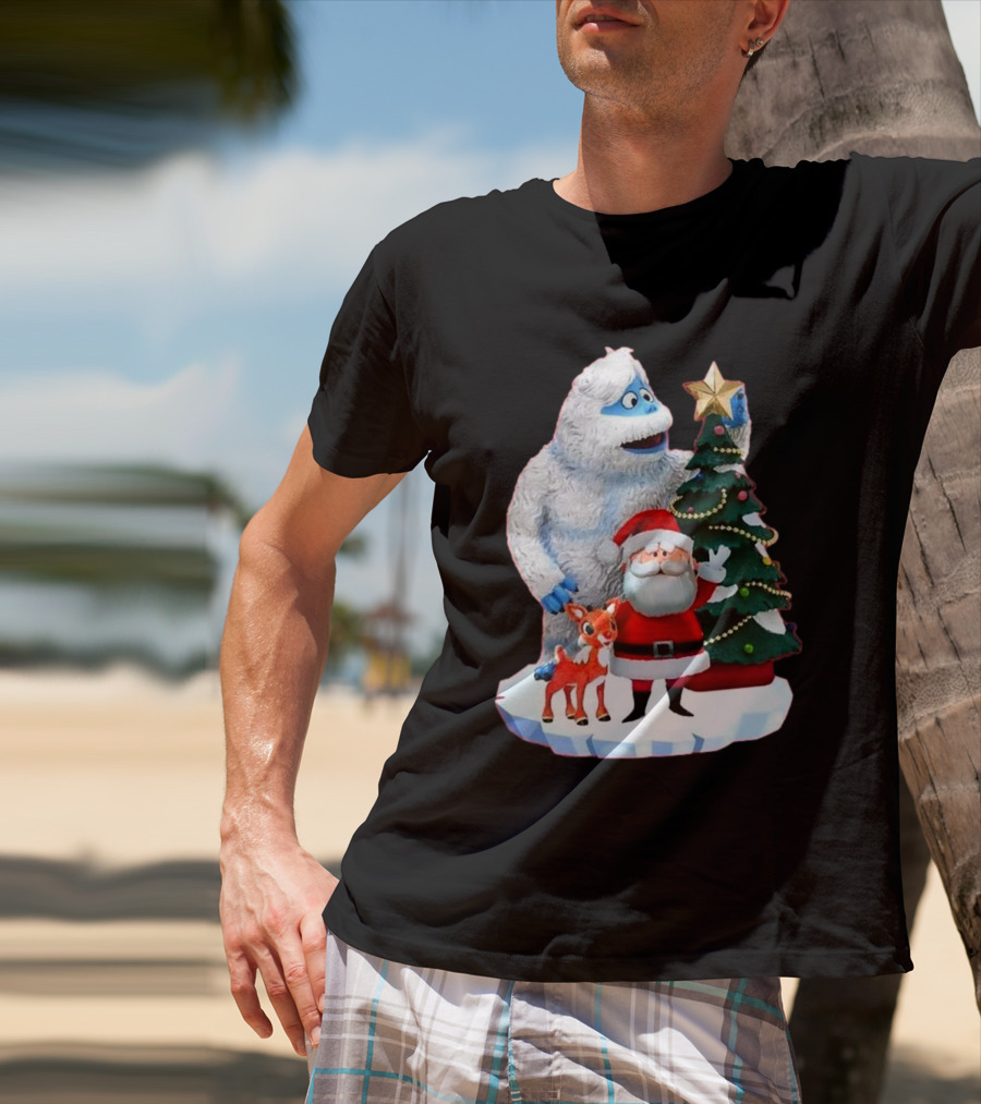 Bumble Rudolph Santa Christmas Tree Exclusive Rudolph The Red Nosed Reindeer T-Shirt
