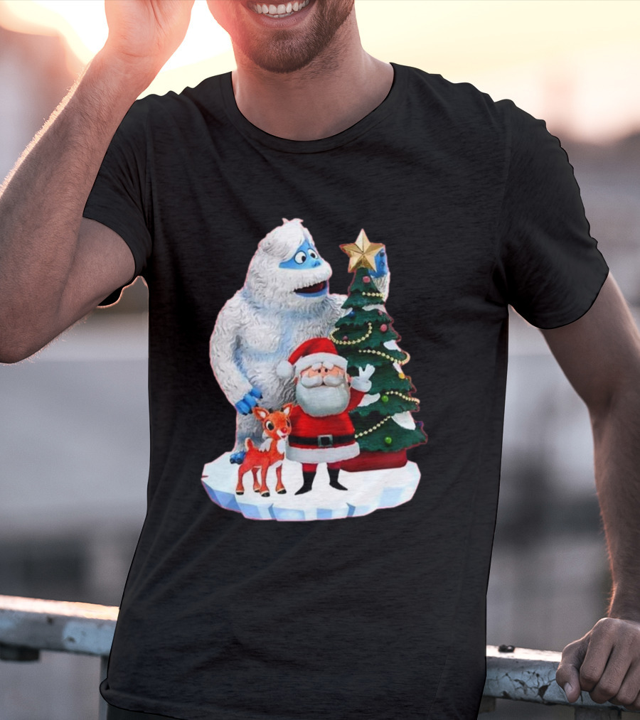 Bumble Rudolph Santa Christmas Tree Exclusive Rudolph The Red Nosed Reindeer T-Shirt