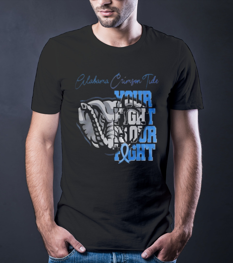 Alabama Crimson Tide Your Fight Is Our Fight Diabetes Awareness T-Shirt