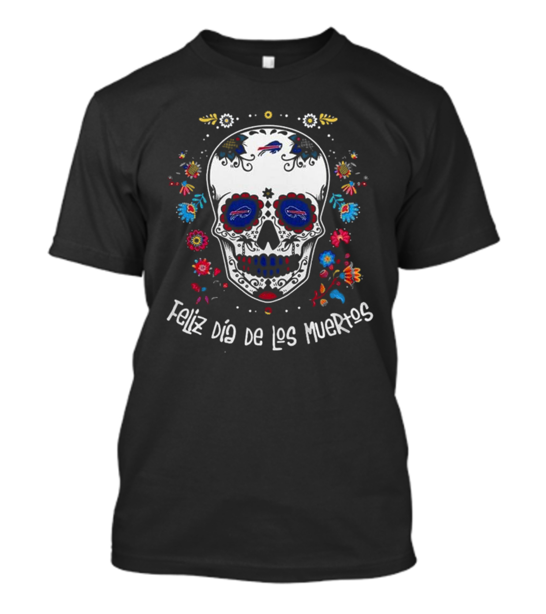 Buffalo Bills Feliz Dia De Los Muertos T-Shirt